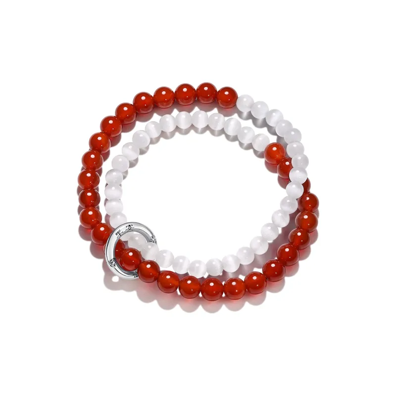 STYLEJING Obsidian Jade Bracelets Unisex-3