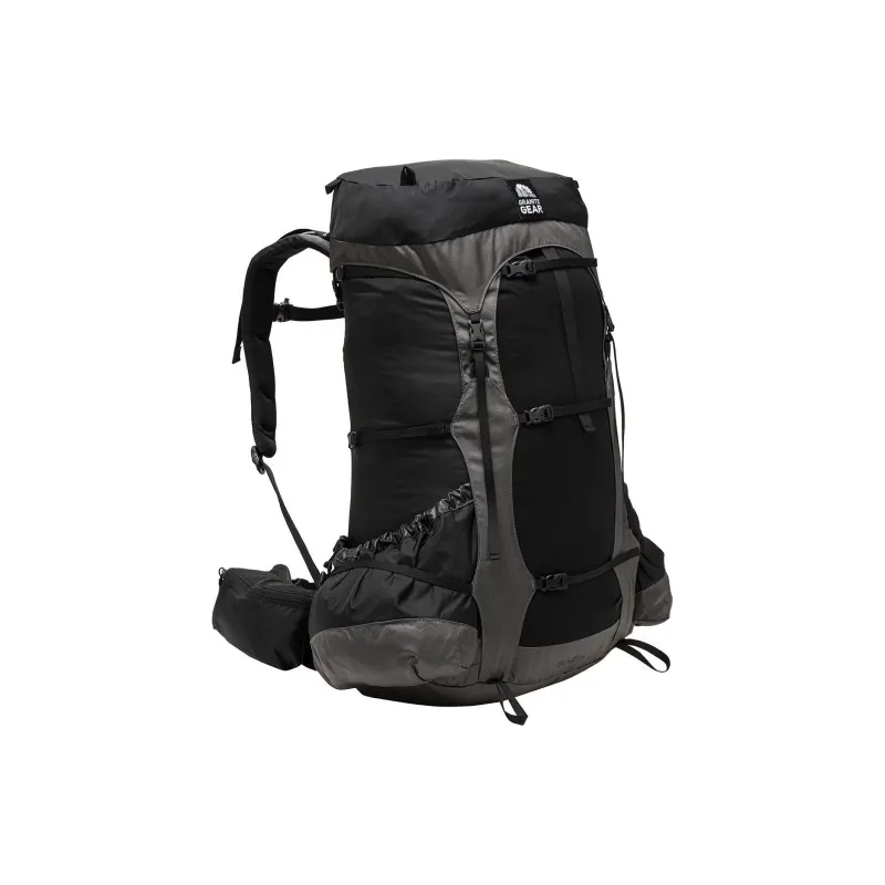 Granite Gear Nylon Outdoor Hiking Bag Backpack Unisex Black With Fire Stone Color-0