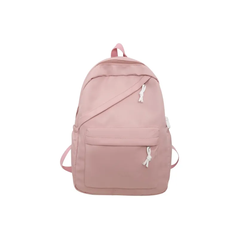 MingLu Nylon Backpack Regular Unisex Yellow/Green/Blue/Purple/Black/White/Blue/Pink-10