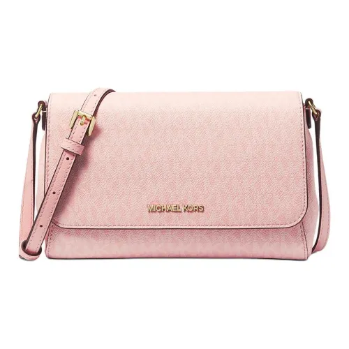 MICHAEL KORS Leather Crossbody Bag Shoulder Bag Medium Size Women's Blush Pink