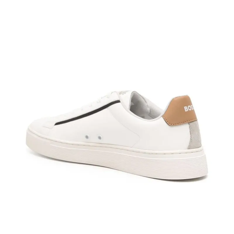 BOSS Rhys Tenn Lace-up Leather Sneakers-2