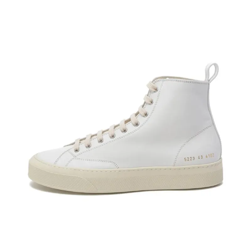 COMMON PROJECTS High Top Skateboard Shoes Men's White-0