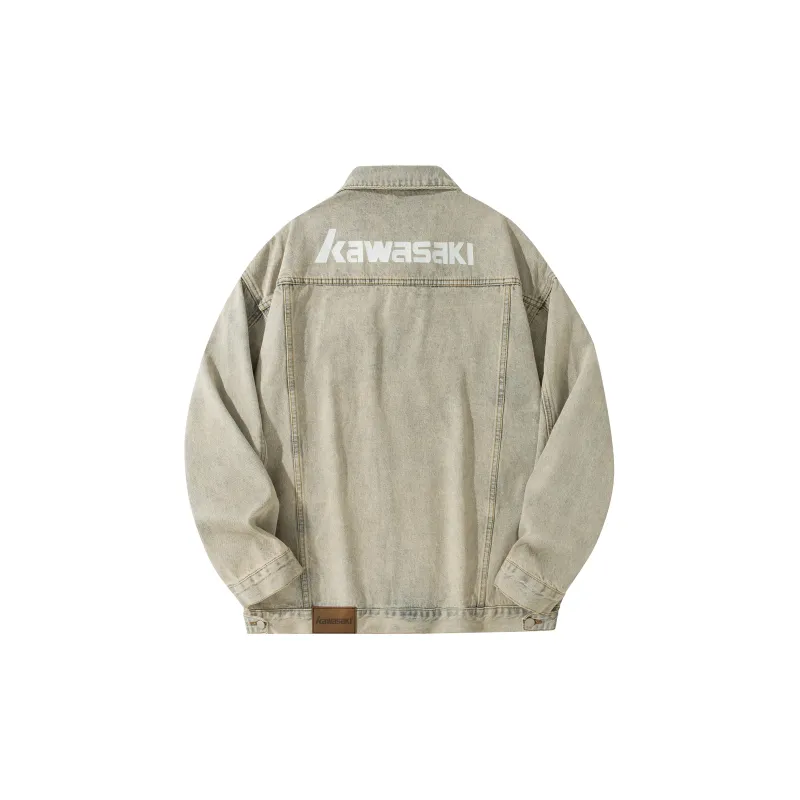 Kawasaki Denim Jackets Unisex-5
