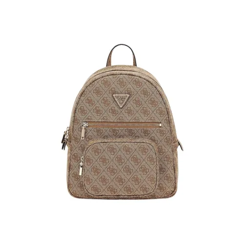 GUESS Polyurethane Coated Polyethylene Backpack Regular Women's Multidome