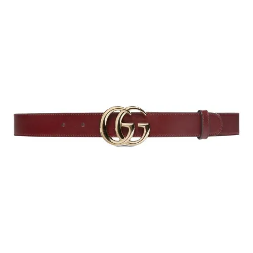 GUCCI GG Marmont Leather Belts Women's