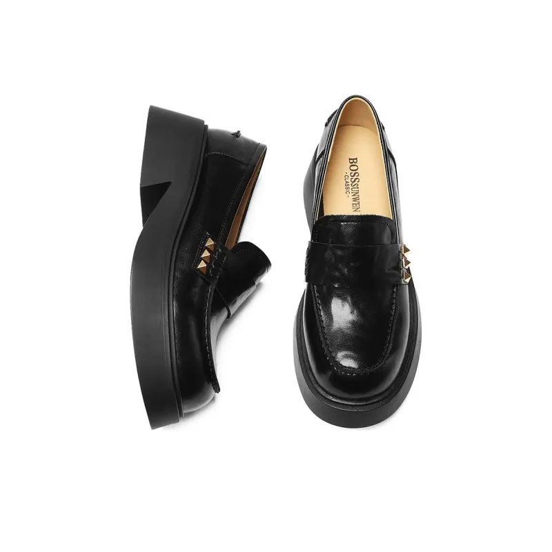 BOSSSUNWEN Loafers Women's Brown-2