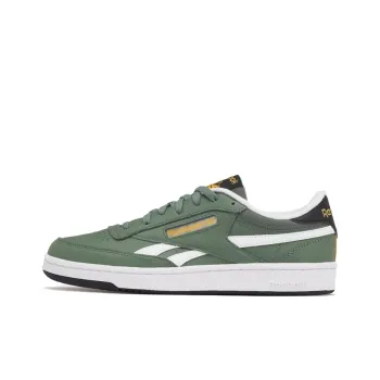 Reebok Club C Cushioning Wear Resistant Low Top Skateboard Shoes Unisex Green White