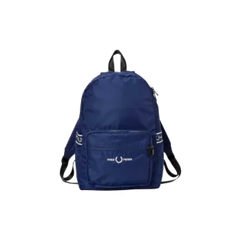 FRED PERRY Nylon Backpack Men's Marine Blue