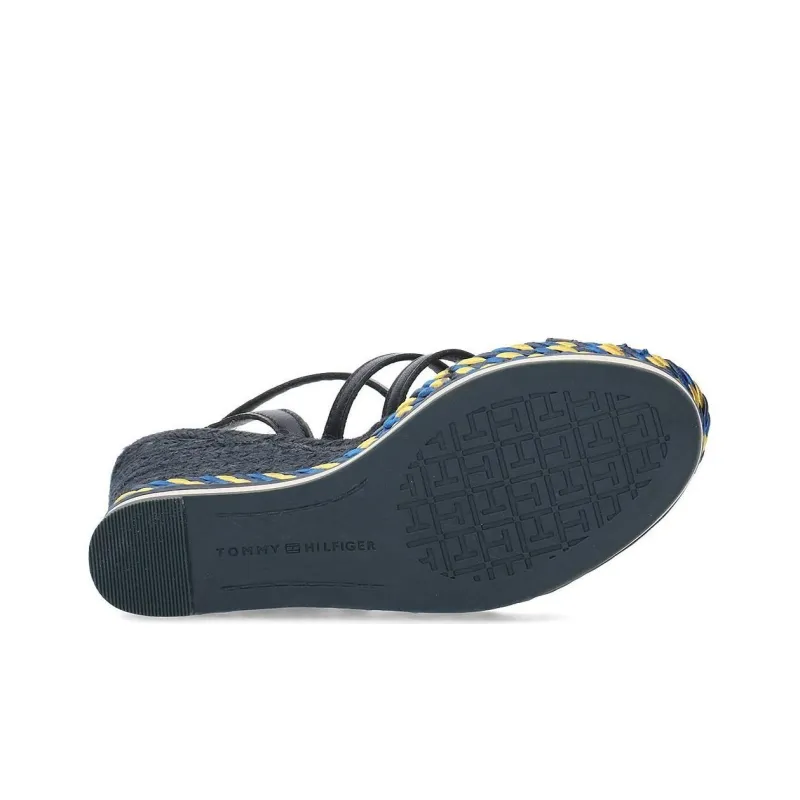 Tommy Hilfiger One Strap Sandals 10.6cm Women's Blue-3