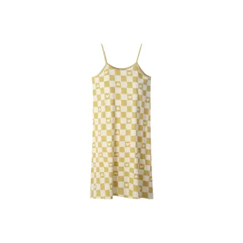 Sha Qian SS24 Nightgown Summer Women's Lemon