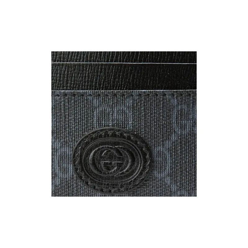 GUCCI GG-canvas Logo-patch Cardholder-4