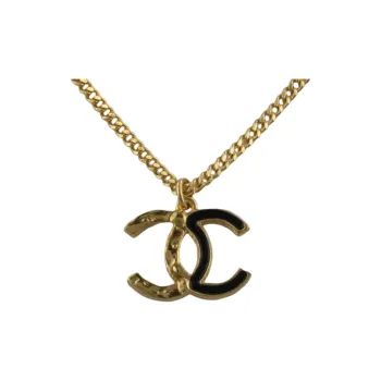 CHANEL Metal Necklaces Unisex Gold