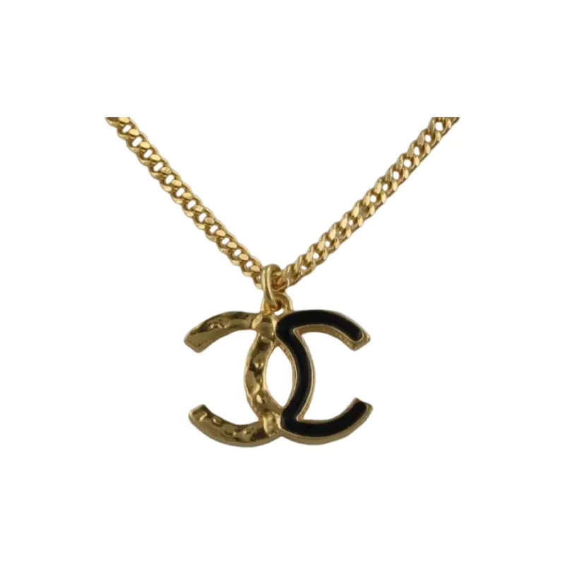 CHANEL Metal Necklaces Unisex Gold-0