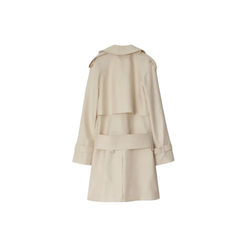 Burberry Double breasted Short Trench Coat-1