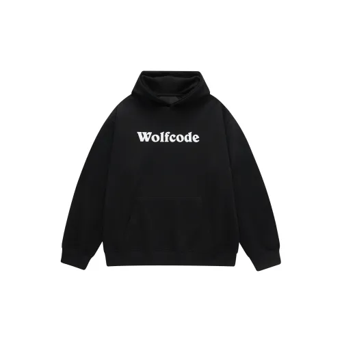 WOLF CODE Sweatshirts Unisex Black