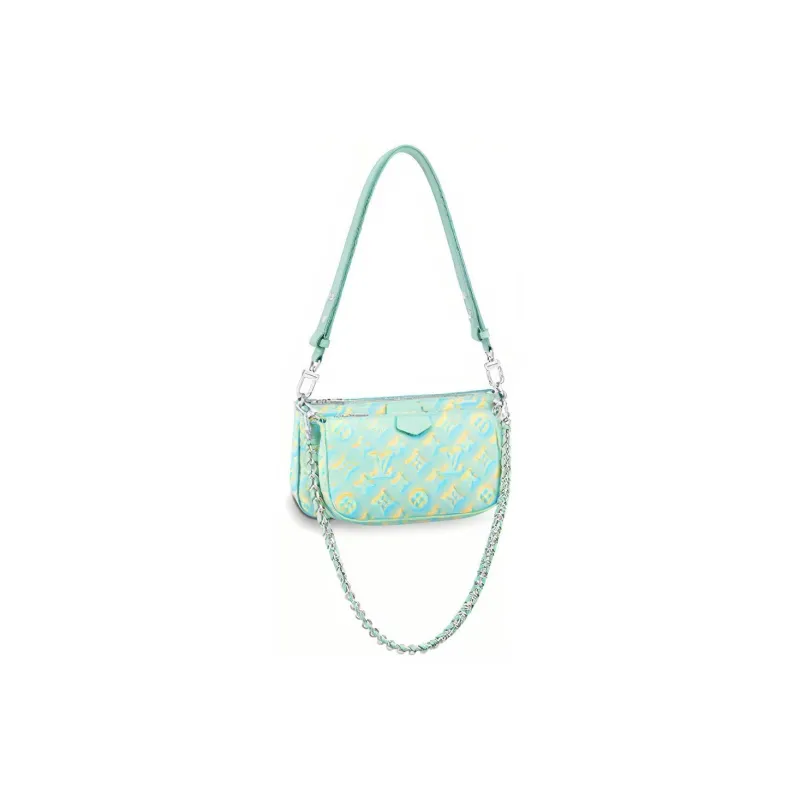 LOUIS VUITTON Multi Pochette Accessoires Water Green-0