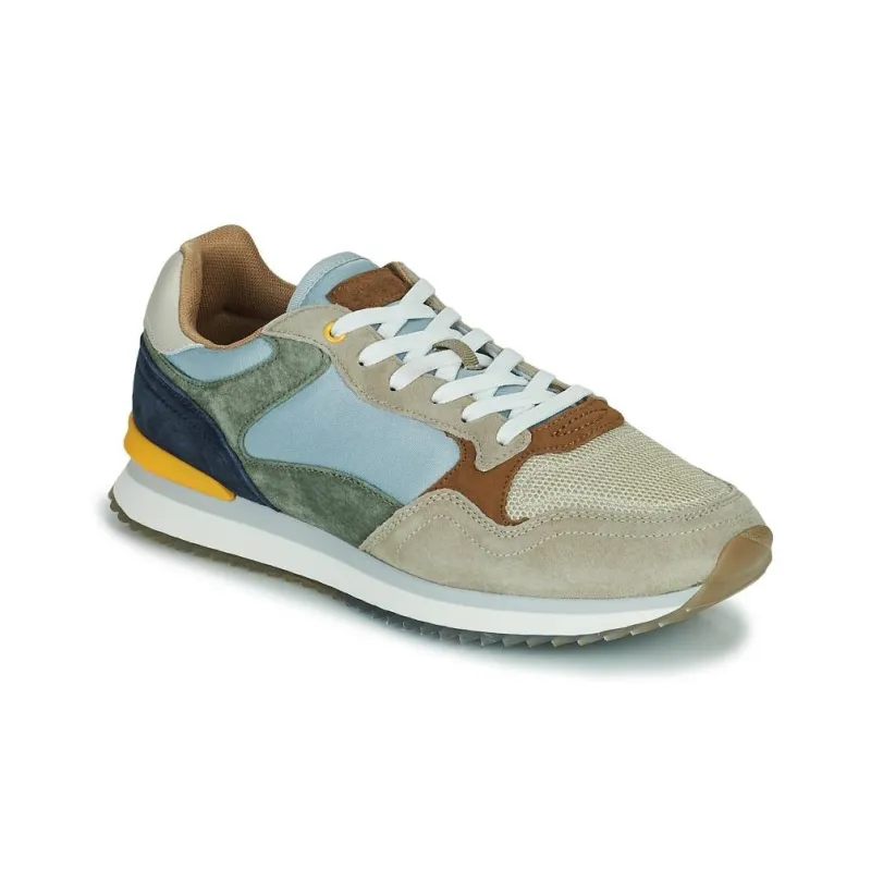 HOFF Durable Breathable Low-Top Casual Shoes Men's Beige Blue-2
