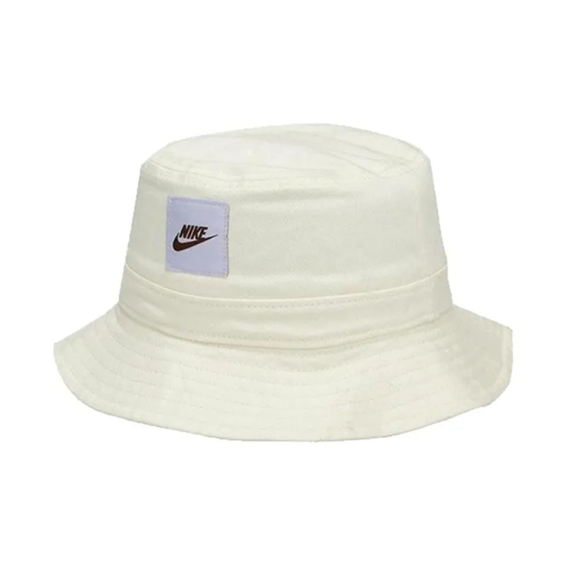 Nike Polyester Bucket Hats Unisex Beige-1