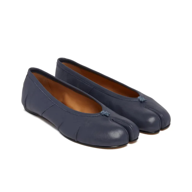 Maison Margiela Tabi Leather Ballerina Shoes-2