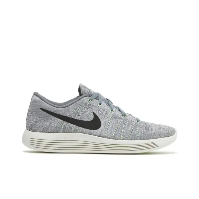 Nike LunarEpic Flyknit Cushioning Anti-Slip And Wear-Resistant Low-Top Running Shoes Men's Gray-1