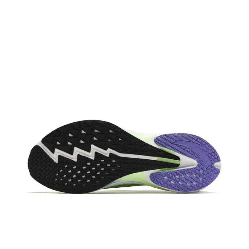 Anta MACH Mach 4.0 Cushioning Anti Slip And Wear Resistant Rebound Low Top Running Shoes Men's Green Black-3