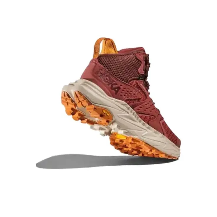 HOKA ONE ONE Anacapa 2 Mid Gore Tex Hot Sauce Shifting Sands Women's-5