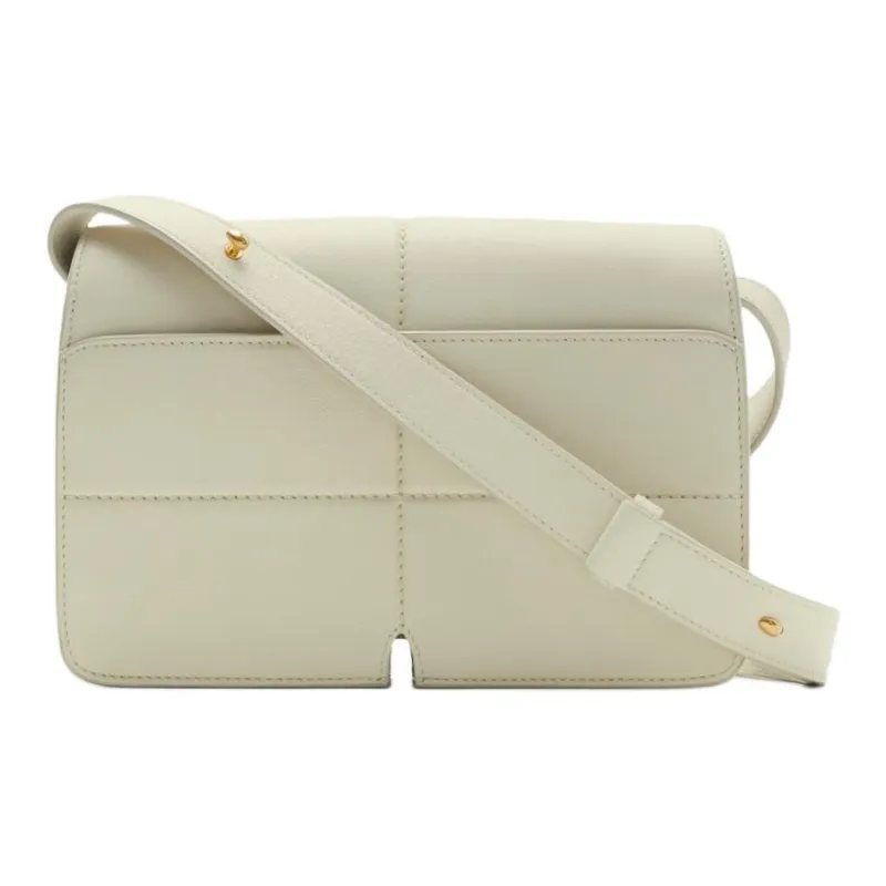 Burberry Smooth Calf Leather Shoulder Bag, Crossbody Bag Women's Almond-2