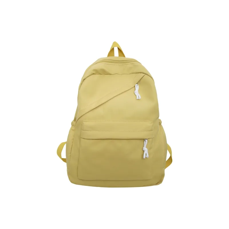 MingLu Nylon Backpack Regular Unisex Yellow/Green/Blue/Purple/Black/White/Blue/Pink-15