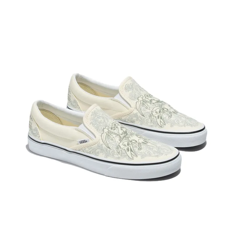 Slip On Classic Vans 'Raven Skull'-1