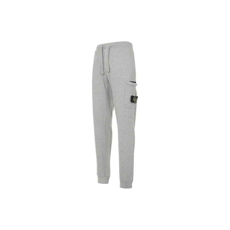 STONE ISLAND Knitted Sports Pants Men's Gray-1