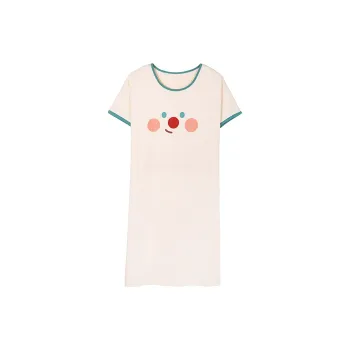 Pretty Lady Nightgown Women's Apricot Green Edges