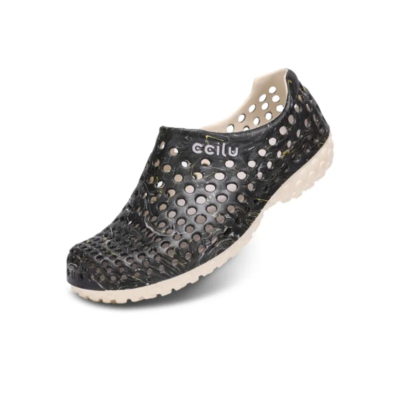 Ccilu Clogs Unisex Water Dyed Dazzling Color-17