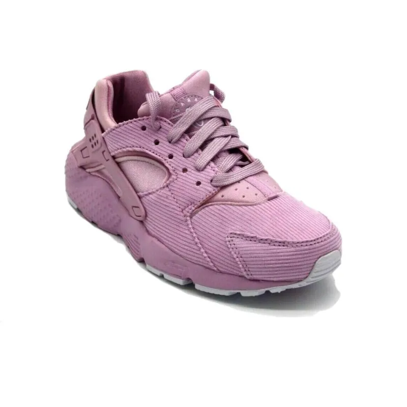 Nike Huarache Run Cushioned Slip Resistant Low Top Running Shoes GS Light Pink-1
