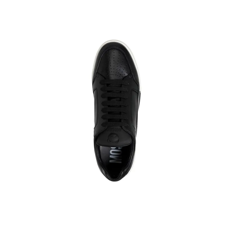 MOSCHINO Teddy Bear Detailed Lace-Up Sneakers-4