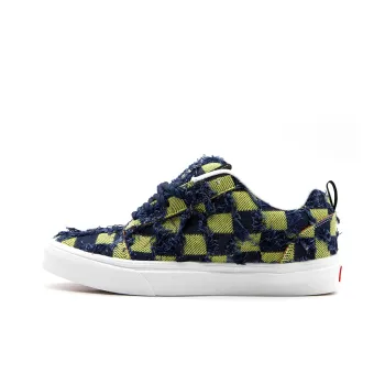 YIBONI Coverage Anti-Slip And Wear-Resistant Low-Top Skateboard Shoes Unisex Blue Green Multicolor