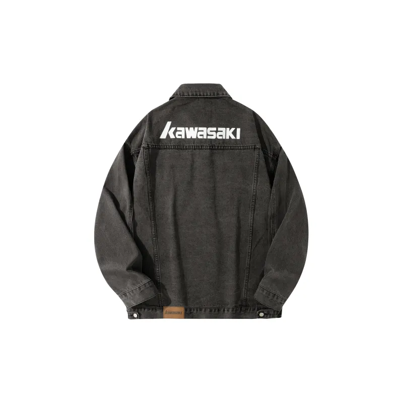 Kawasaki Denim Jackets Unisex-7
