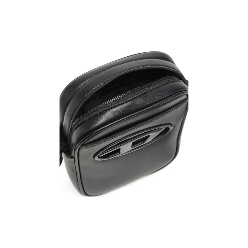 DIESEL Polyurethane Shoulder Bag, Crossbody Bag Women's Black-3