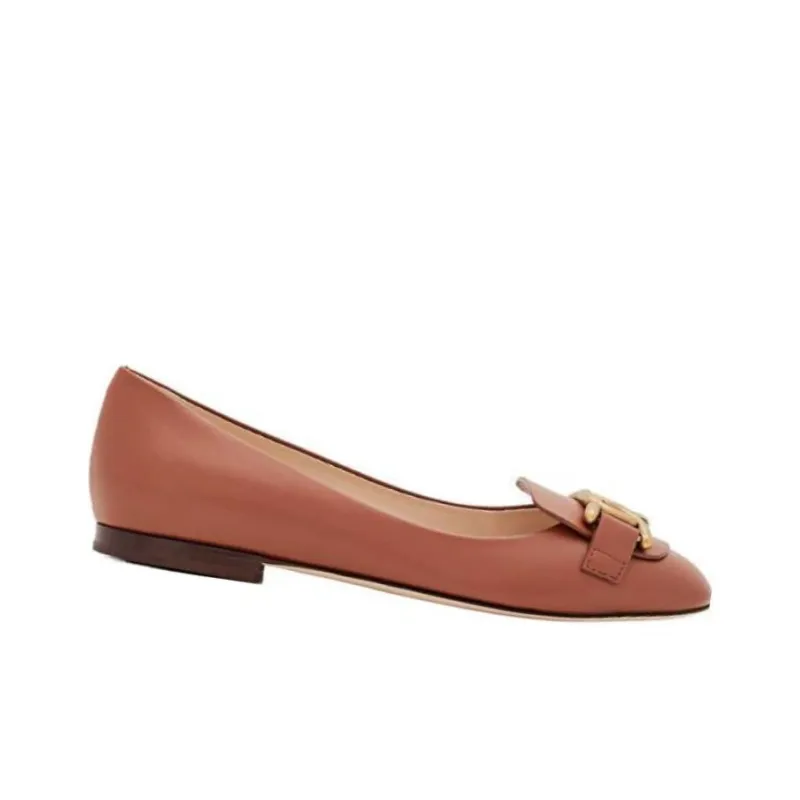 TOD'S Logo Engraved Slip-On Ballerines Women's-1