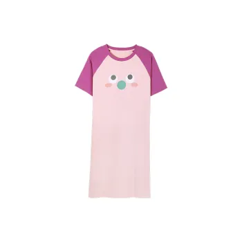 Pretty Lady Nightgown Women's Purple Pink Multicolor