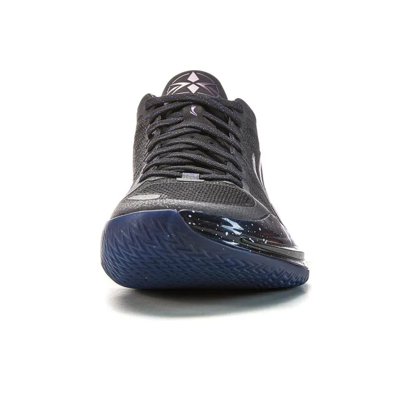 LiNing Blade 4V2 Cushioning Slip Resistant Lightweight Rebound Low Top Basketball Shoes Men's Black-3