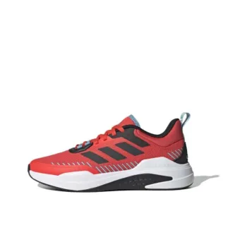 Adidas Trainer V Slip-Resistant Low-Top Training Shoes Men's Red Black