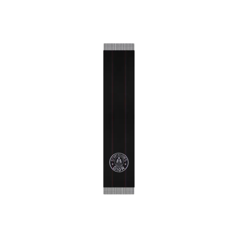 DIOR Knit Scarves Women's Black-2