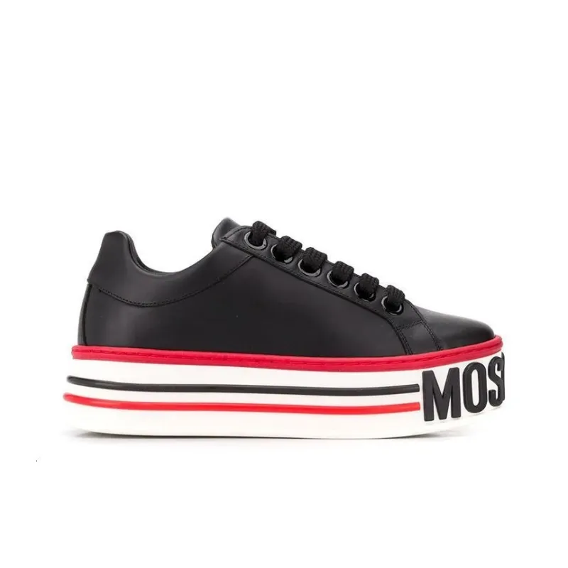 MOSCHINO Low-Top Platform Shoes Women's Black-1