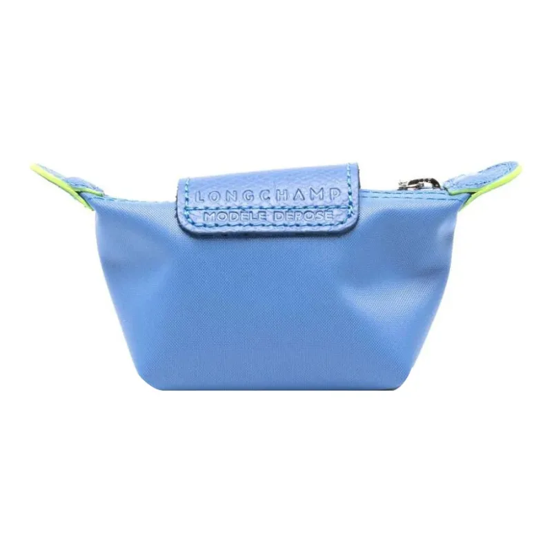 LONGCHAMP Le Pliage Green Recycled Polyamide Canvas Coin Purse Regular Women's Blue-1