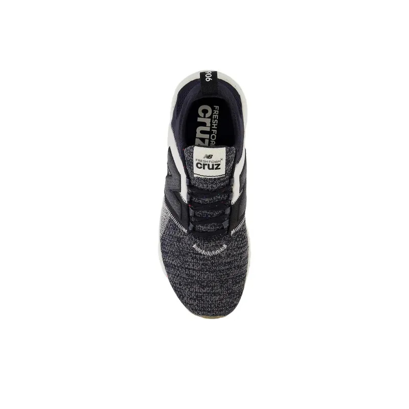 New Balance NB Fresh Foam Cruz Artisan V3 Cushioning, Wear Resistant Mid Top Running Shoes Women's Gray White-3