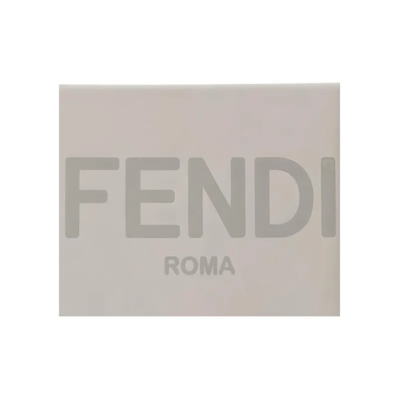 FENDI Cow Leather Portable Crossbody Bag, Shoulder Bag Women's Gray-3