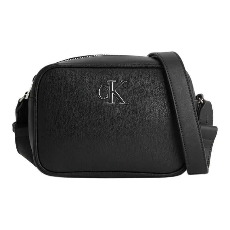 CALVIN KLEIN Artificial Leather Shoulder Bag, Crossbody Bag Women's Black-0