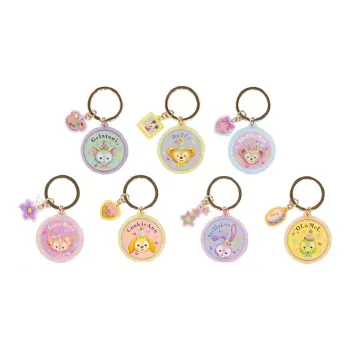 Disney Duffy And Friends Duffy And Friends Acrylic Keychains Small Pendants Set Anime / Games Pendants