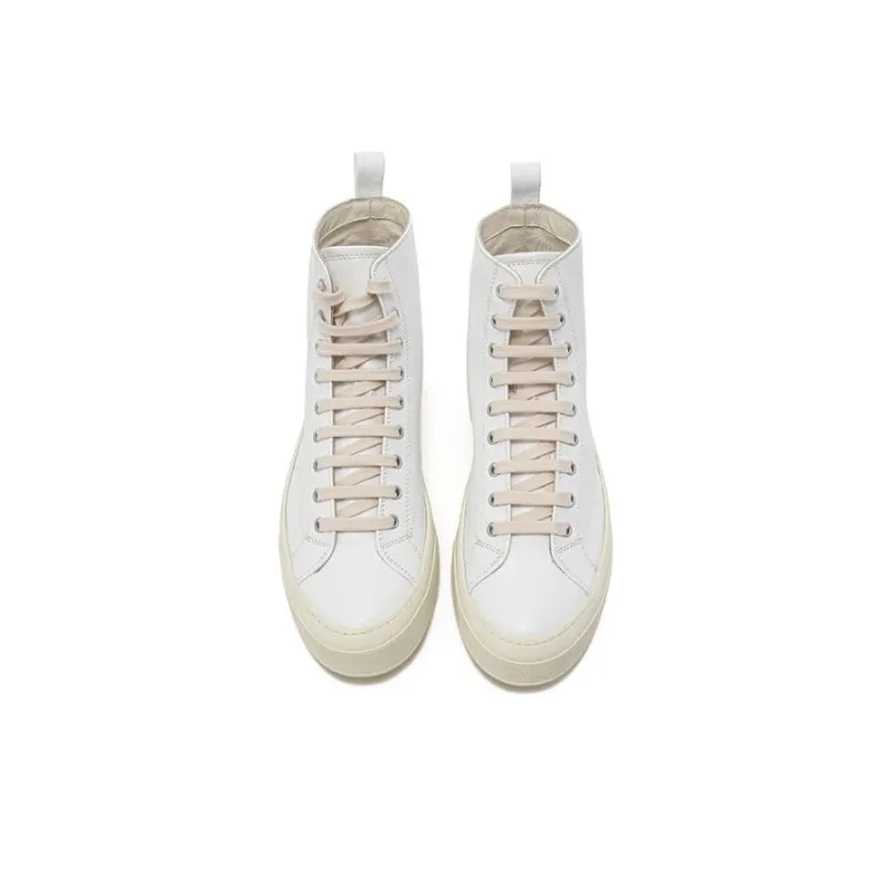 COMMON PROJECTS High Top Skateboard Shoes Men's White-4