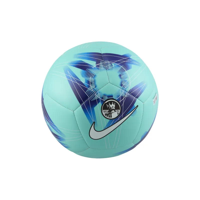 Nike Size 34 Size 5 Size Soccer Rubber Machine Stitched Soccer Ball Unisex Aurora Green Blue White-0